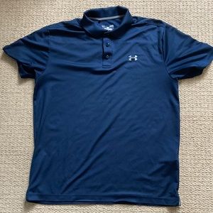 Navy Under Armor polo